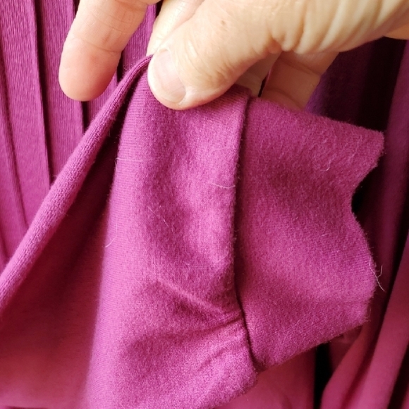 Fantaslook Nwt Chic Pink Long Sleeve Pleated Blouse - Picture 8 of 10